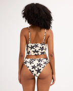 Billabong Womens Dusk To Dawn Bondi Pant Bikini Bottom in Salt Crystal