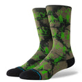 Stance THE GRINCH CREW SOCKS - DOWN IN WHOVILE in BLACK
