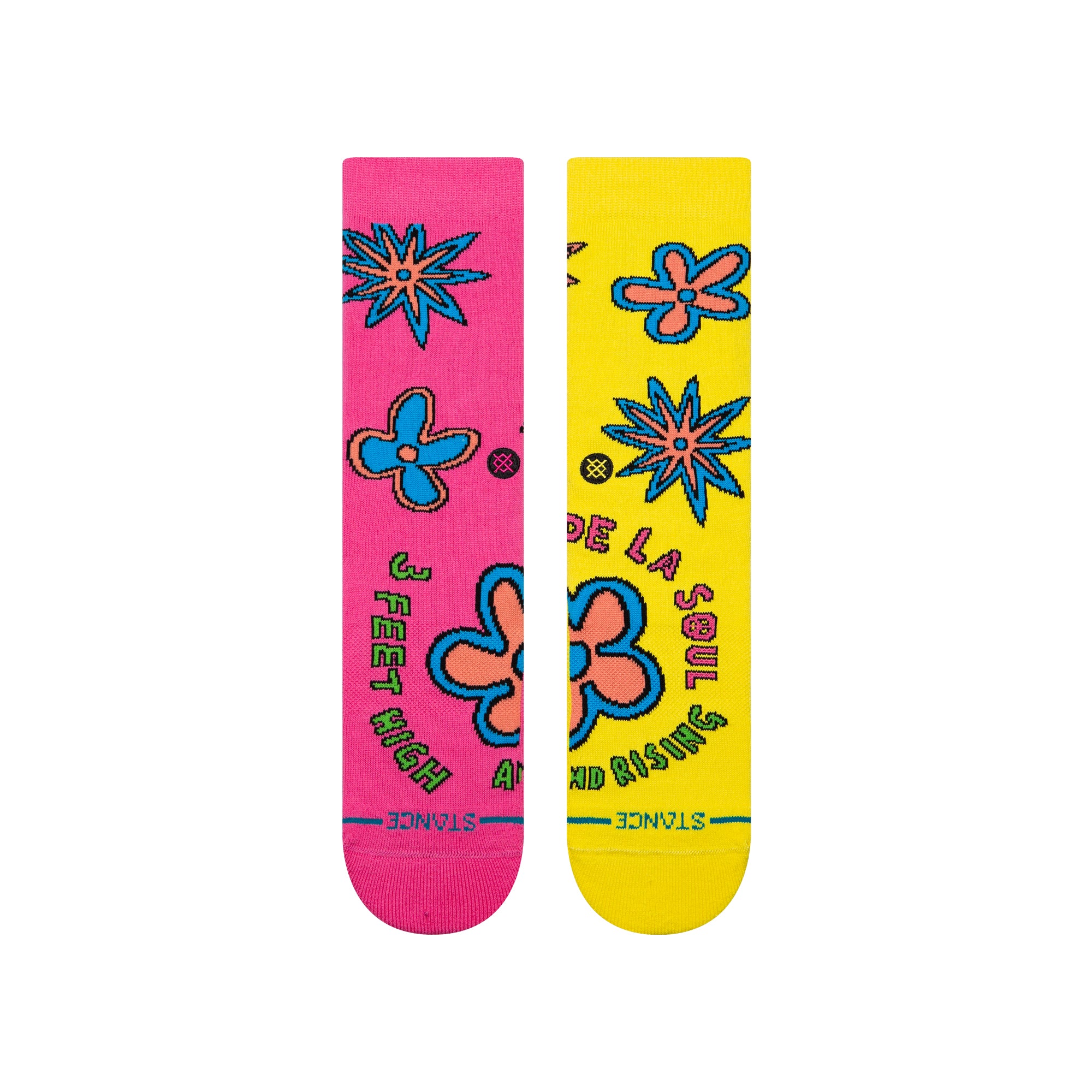 Stance DE LA SOUL CREW SOCKS - 3 FEET HIGH in MULTI