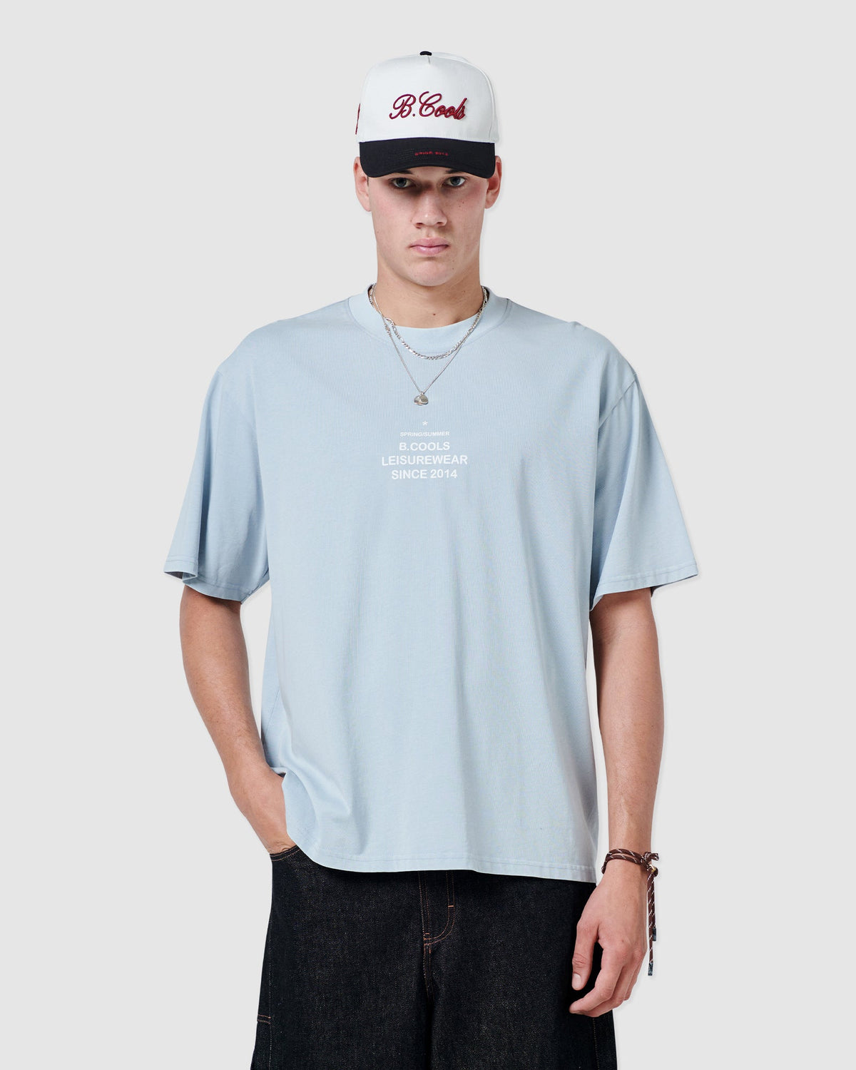 B. Cools stamp t-shirt blue in Single