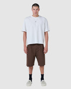 B. Cools pleat short chocolate in Single