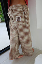 Olas Supply Co DRIFTER CHECK MINI PANT in Single