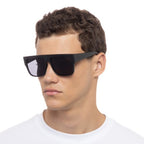 Le Specs BRAVADO MATTE BLACK in SMOKE MONO