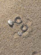 Malakai The Label Lahana Hoops in Sterling Silver in Default Title