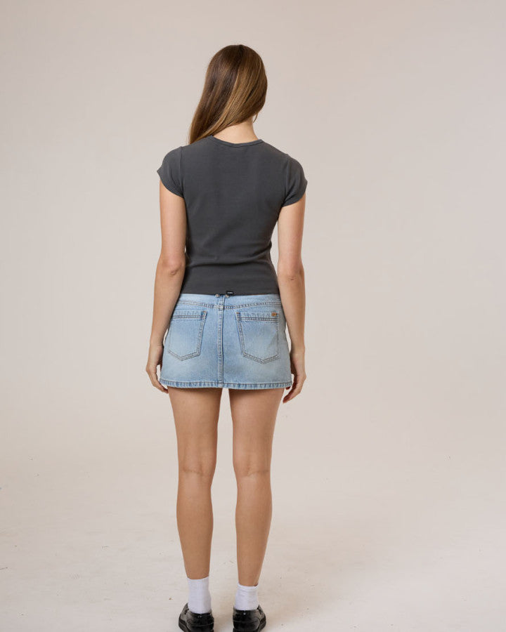 Thrills Feeling Lucky Club Tee - Merch Black in Merch Black