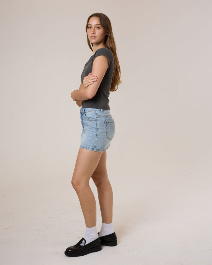 Thrills Feeling Lucky Club Tee - Merch Black in Merch Black