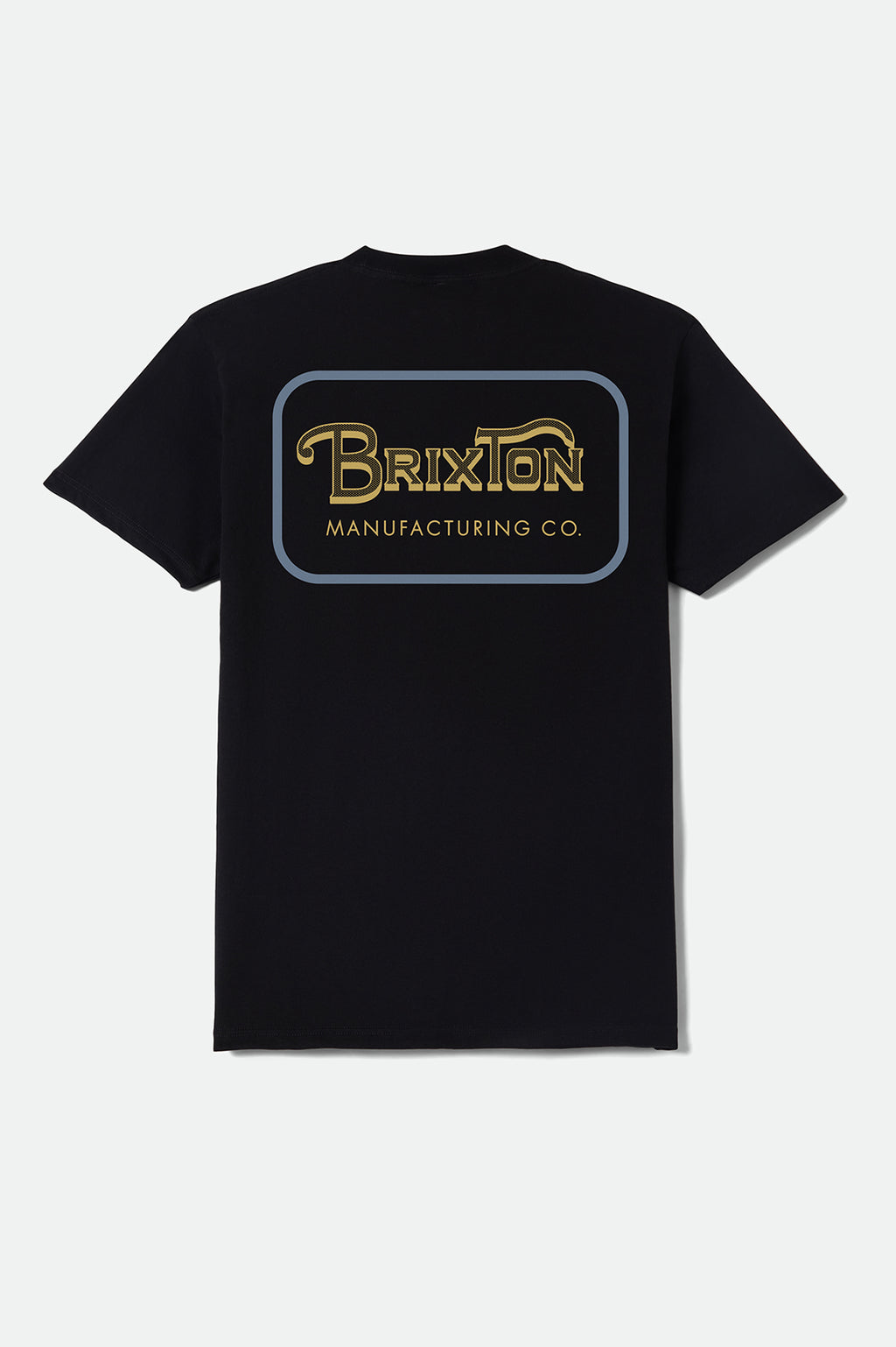Brixton Grade S/S Stnd Tee in BLACK/SUNSET/GREY BLUE
