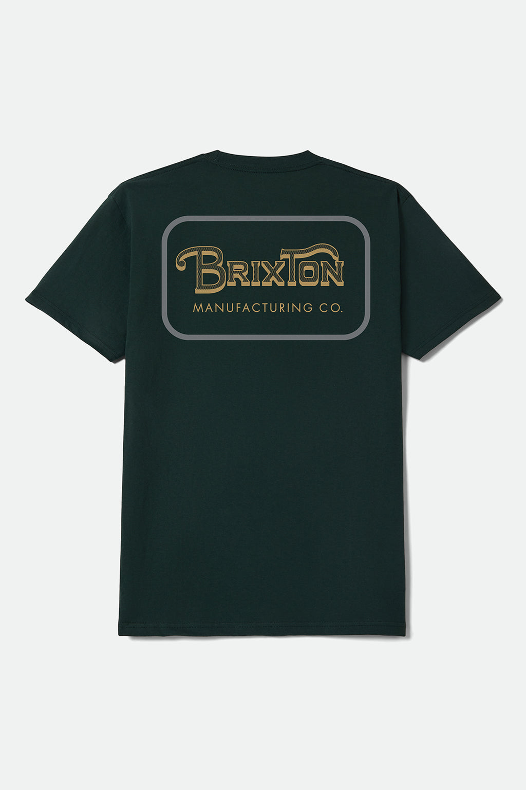 Brixton Grade S/S Stnd Tee in FOREST GREEN/WASHED COPPER/DAR