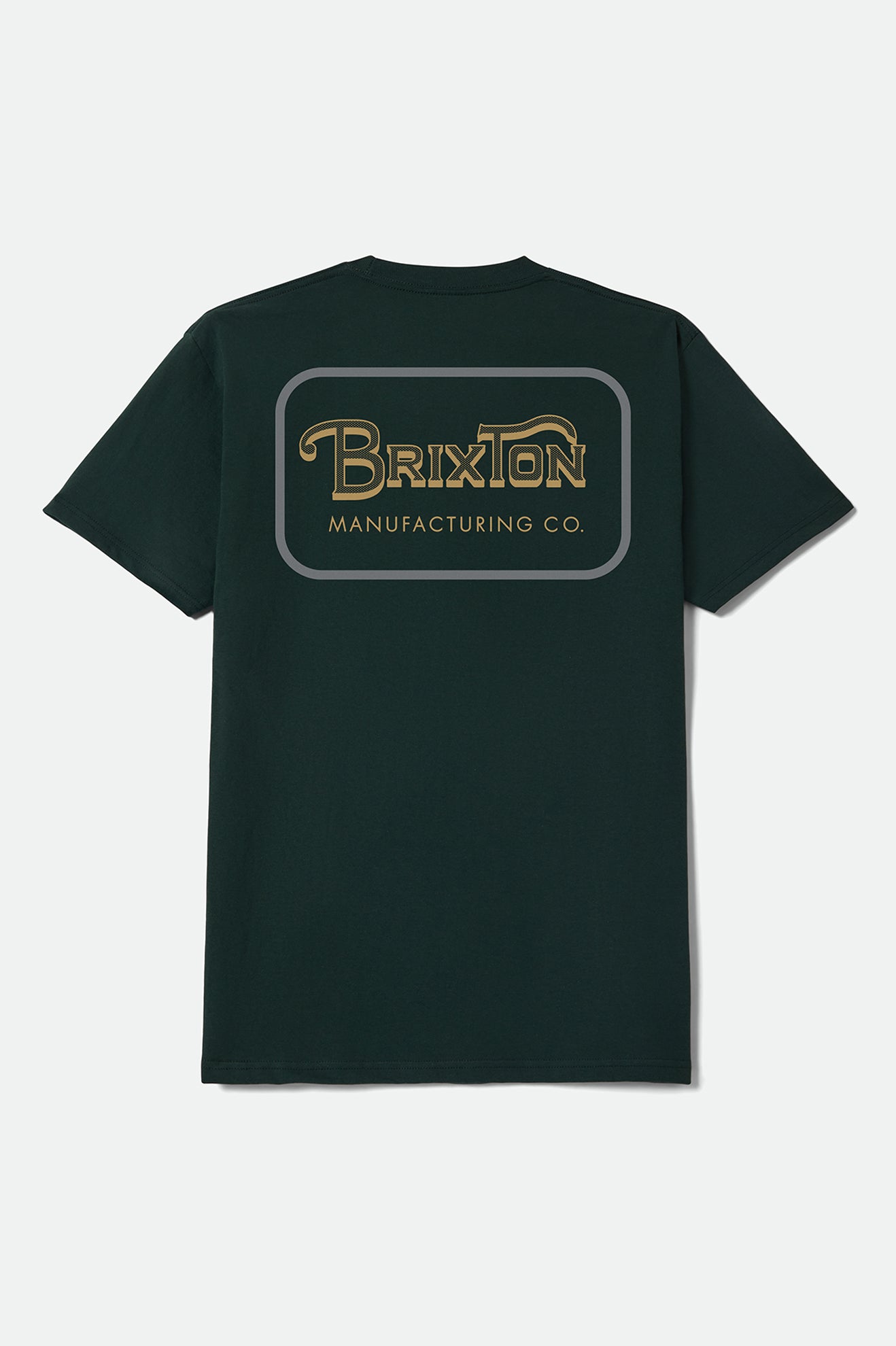 Brixton Grade S/S Stnd Tee in FOREST GREEN/WASHED COPPER/DAR