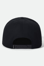 Brixton Grade Snapback in BLACK/OFF WHITE