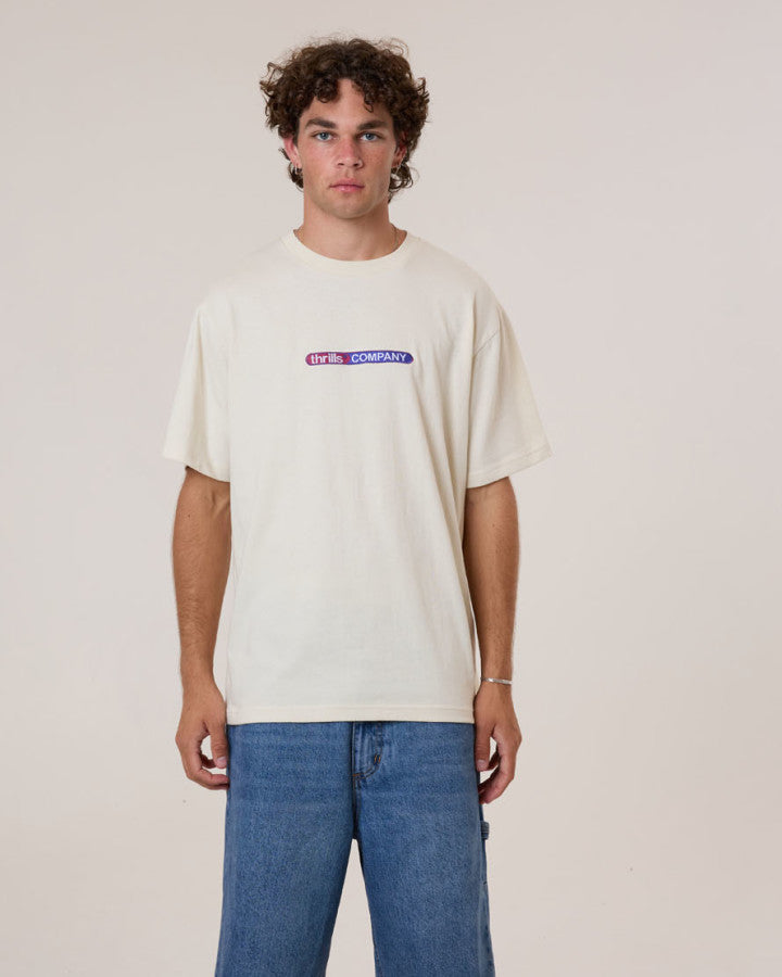 Thrills Immersion Merch Fit Tee - Heritage White in Heritage White