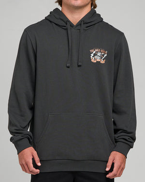 The Mad Hueys Kegs Kelly | Hooded Pullover - Vintage Black in VINTAGE BLACK