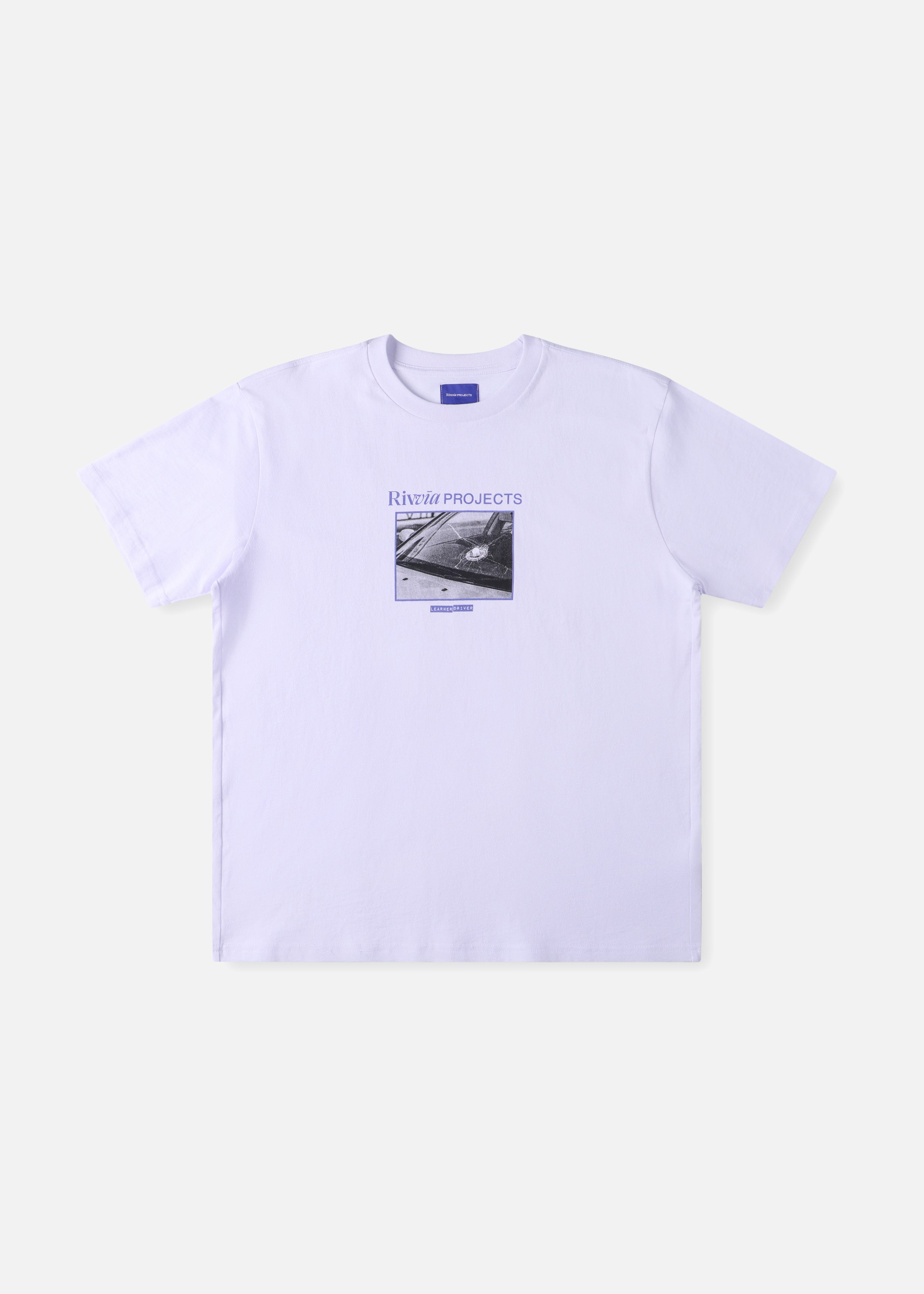 Rivvia Projects Leaner Driver T-Shirt in WHITE