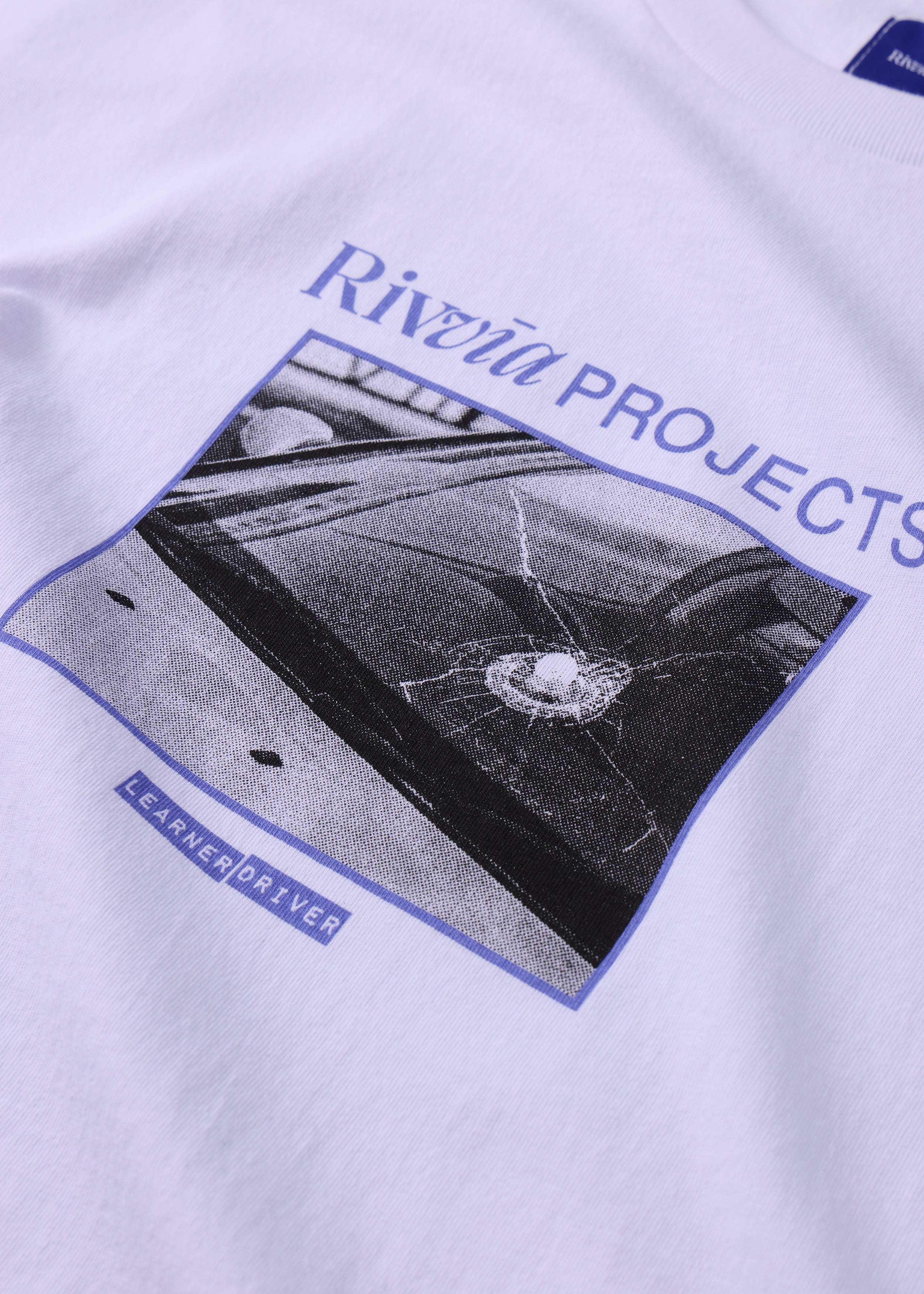 Rivvia Projects Leaner Driver T-Shirt in WHITE