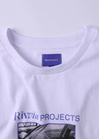 Rivvia Projects Leaner Driver T-Shirt in WHITE