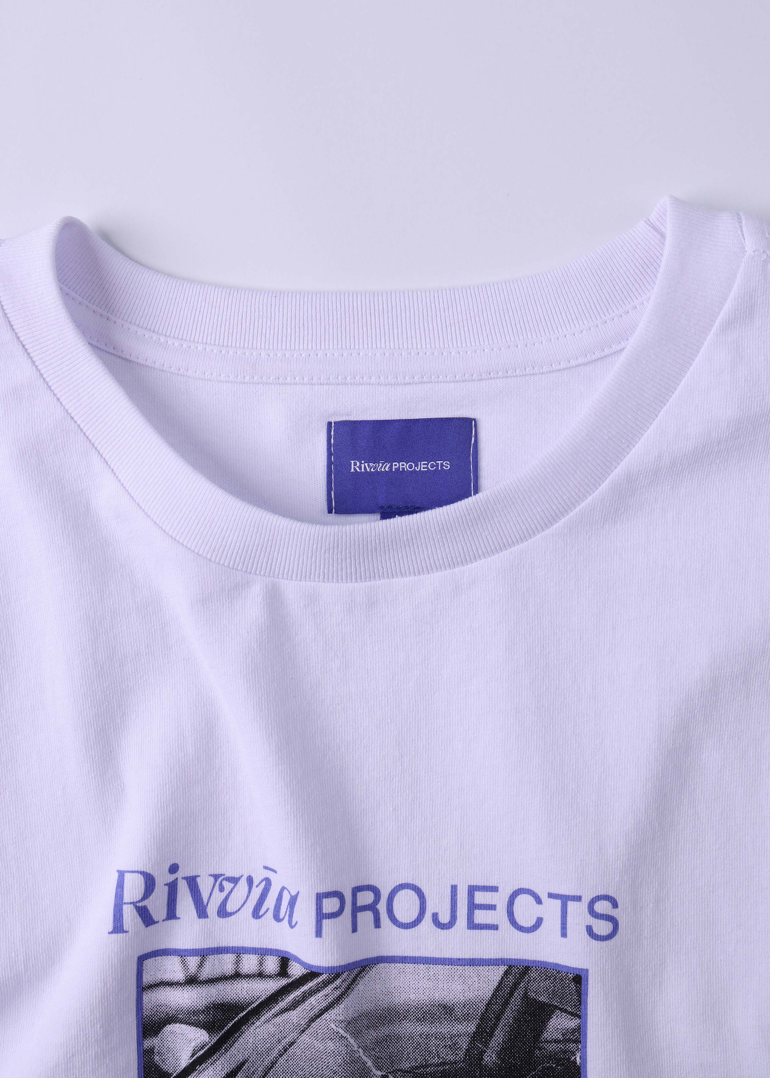Rivvia Projects Leaner Driver T-Shirt in WHITE
