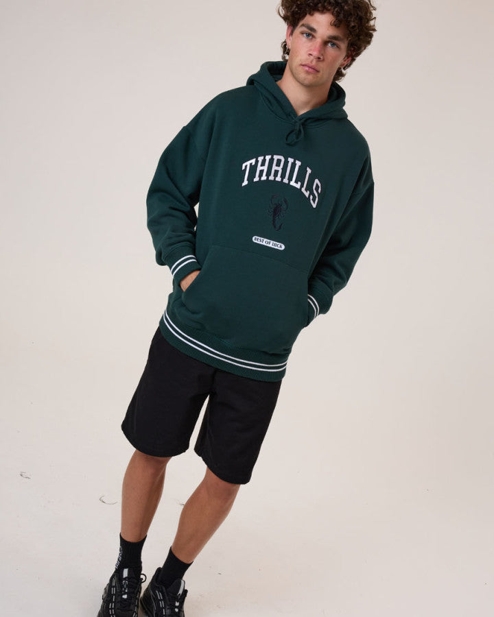 Thrills Los Stingers Slouch Pull On Hood - Vista Green in Vista Green