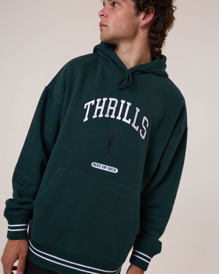 Thrills Los Stingers Slouch Pull On Hood - Vista Green in Vista Green