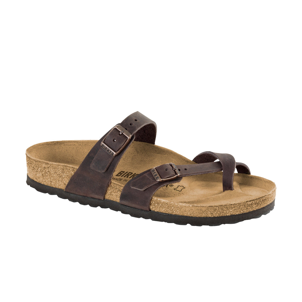 Birkenstock Mayari Habana Oiled Leather Regular in Mayari Habana Oiled