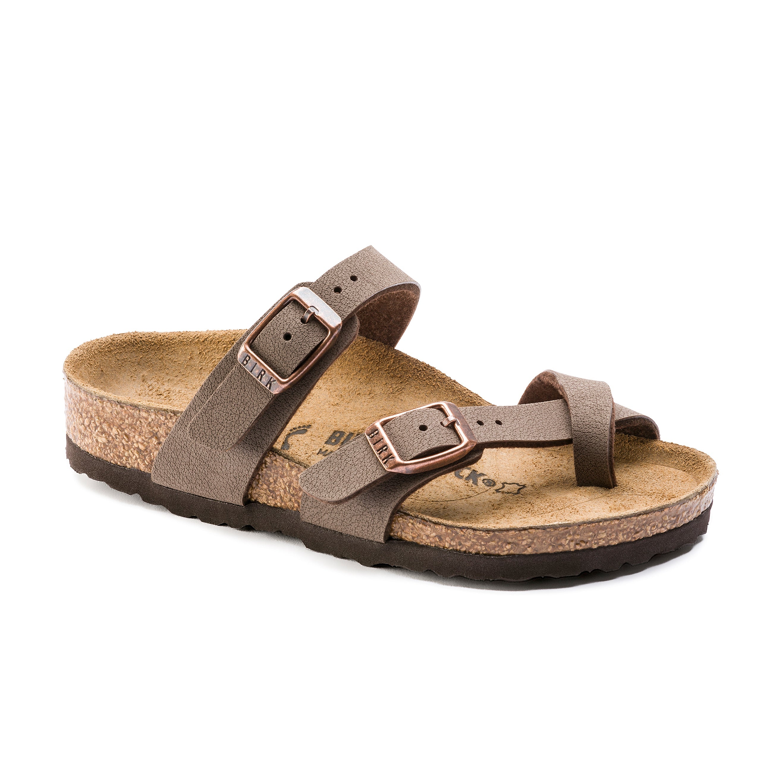 Birkenstock Mayari Kids Mocca Birkibuc Regular in Mayari Kids Mocca