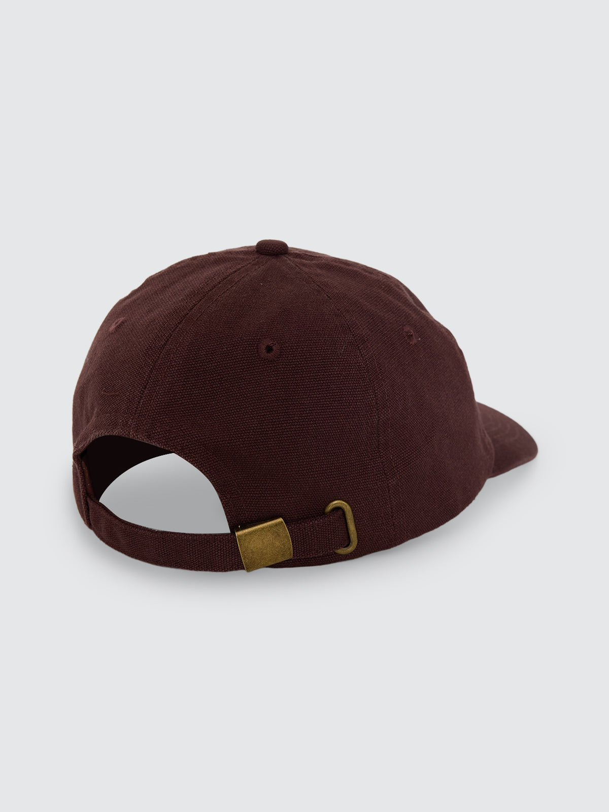 Thrills Co Minimal Thrills 6 Panel Cap - Orchard Brown in Orchard Brown