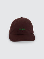 Thrills Co Minimal Thrills 6 Panel Cap - Orchard Brown in Orchard Brown