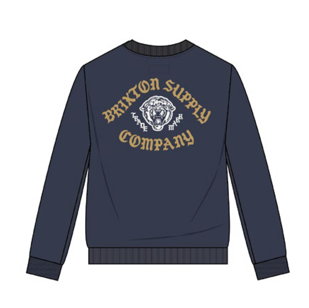 Brixton Morado Crew in NAVY