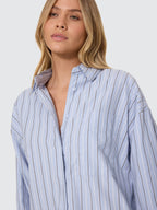 Thrills Co Motion Shirt - Placid Blue Stripe in Placid Blue Stripe