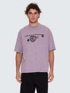 Thrills Co No Clue Box Crop Tee - Nirvana in Nirvana