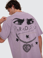 Thrills Co No Clue Box Crop Tee - Nirvana in Nirvana