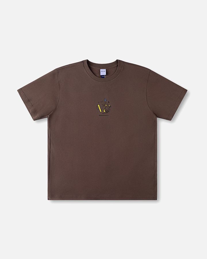 Rivvia Projects Nobody Listening T-Shirt in WASHED BROWN