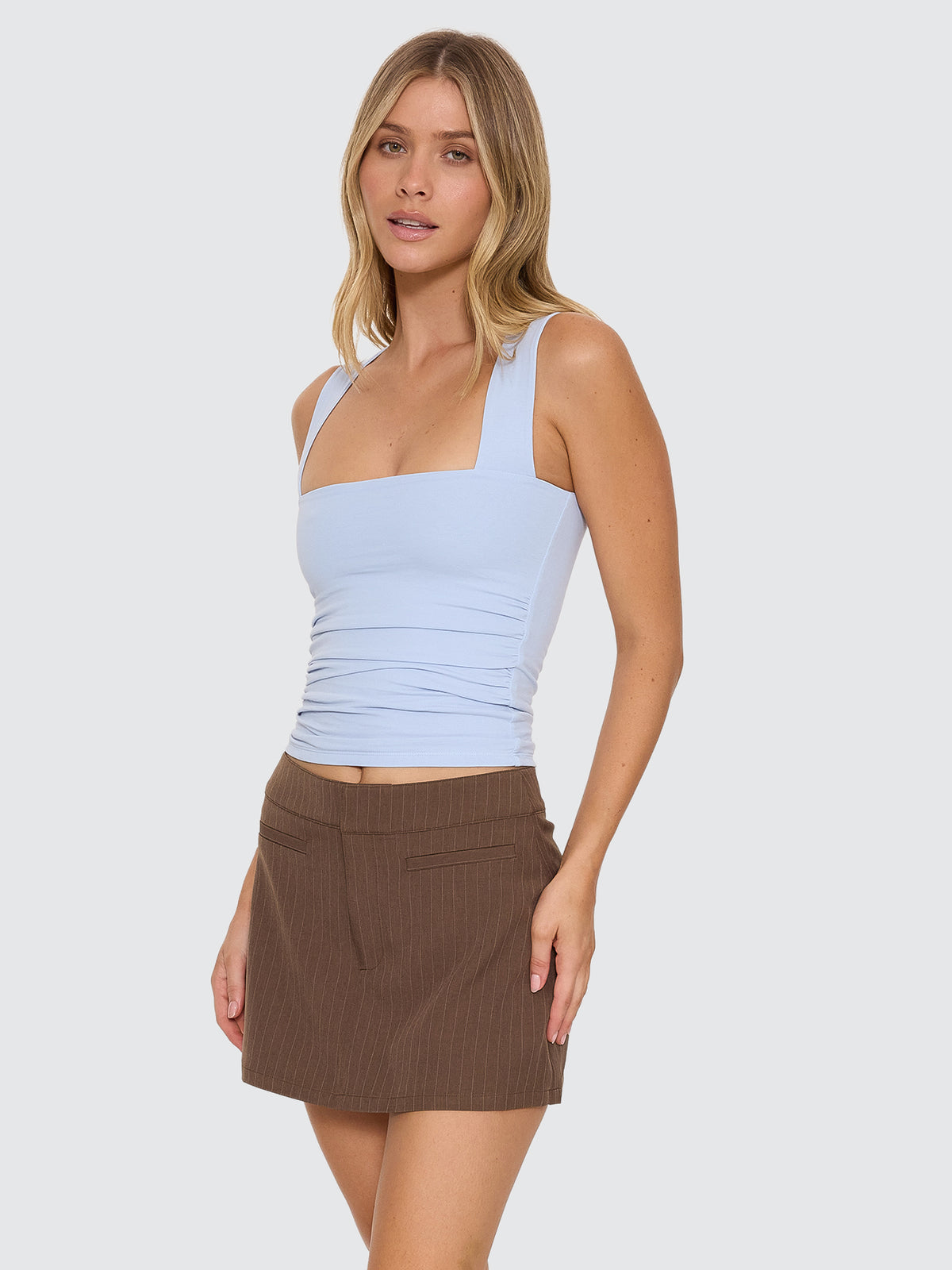 Thrills Co Nova Tank - Placid Blue in Placid Blue
