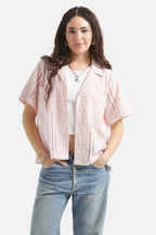 Brixton Paradise Lounge S/S Woven in CHALK PINK