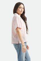 Brixton Paradise Lounge S/S Woven in CHALK PINK