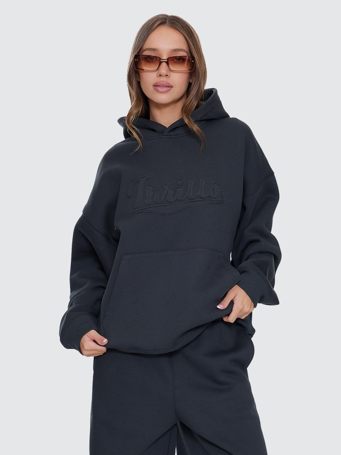 Thrills Co Playmaker Cocoon Panel Hood - Carbon in Carbon