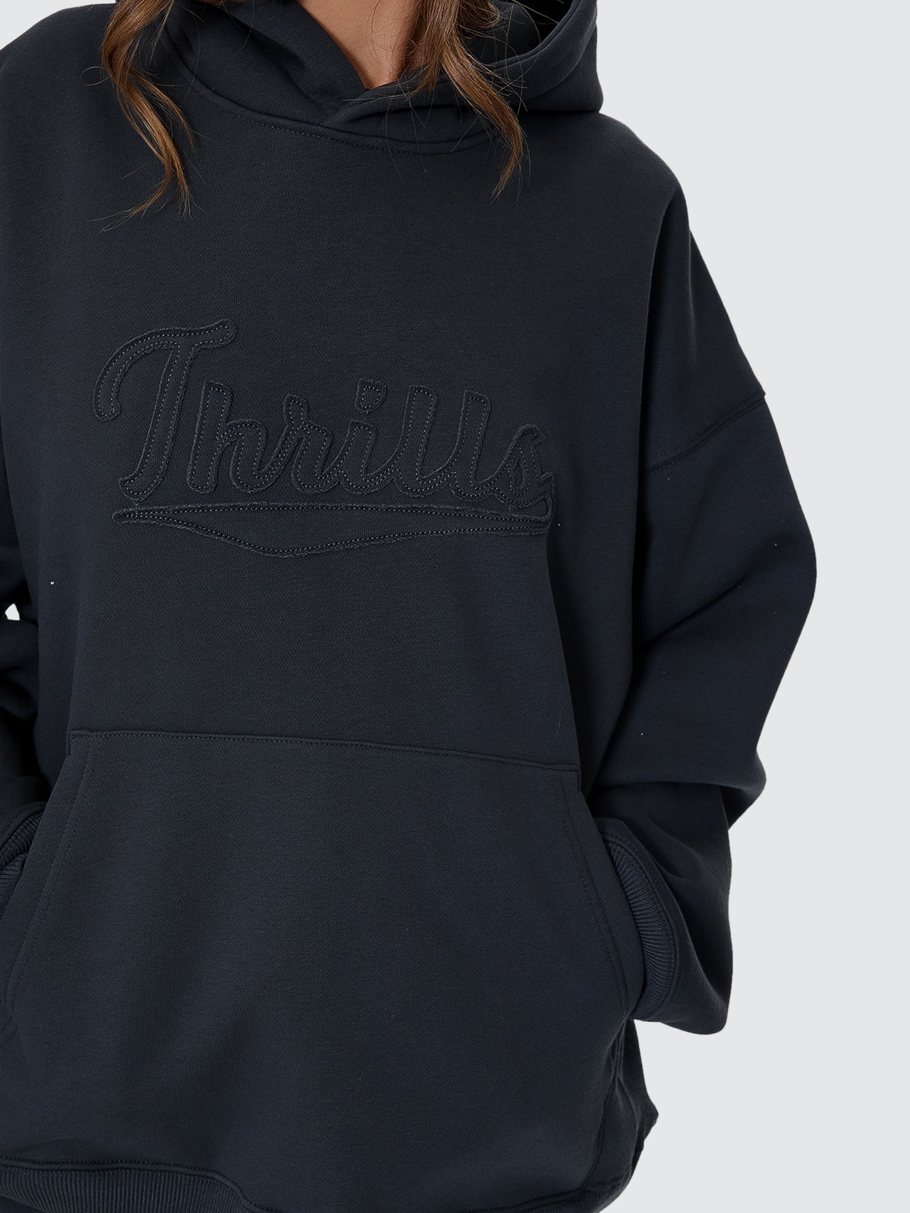 Thrills Co Playmaker Cocoon Panel Hood - Carbon in Carbon