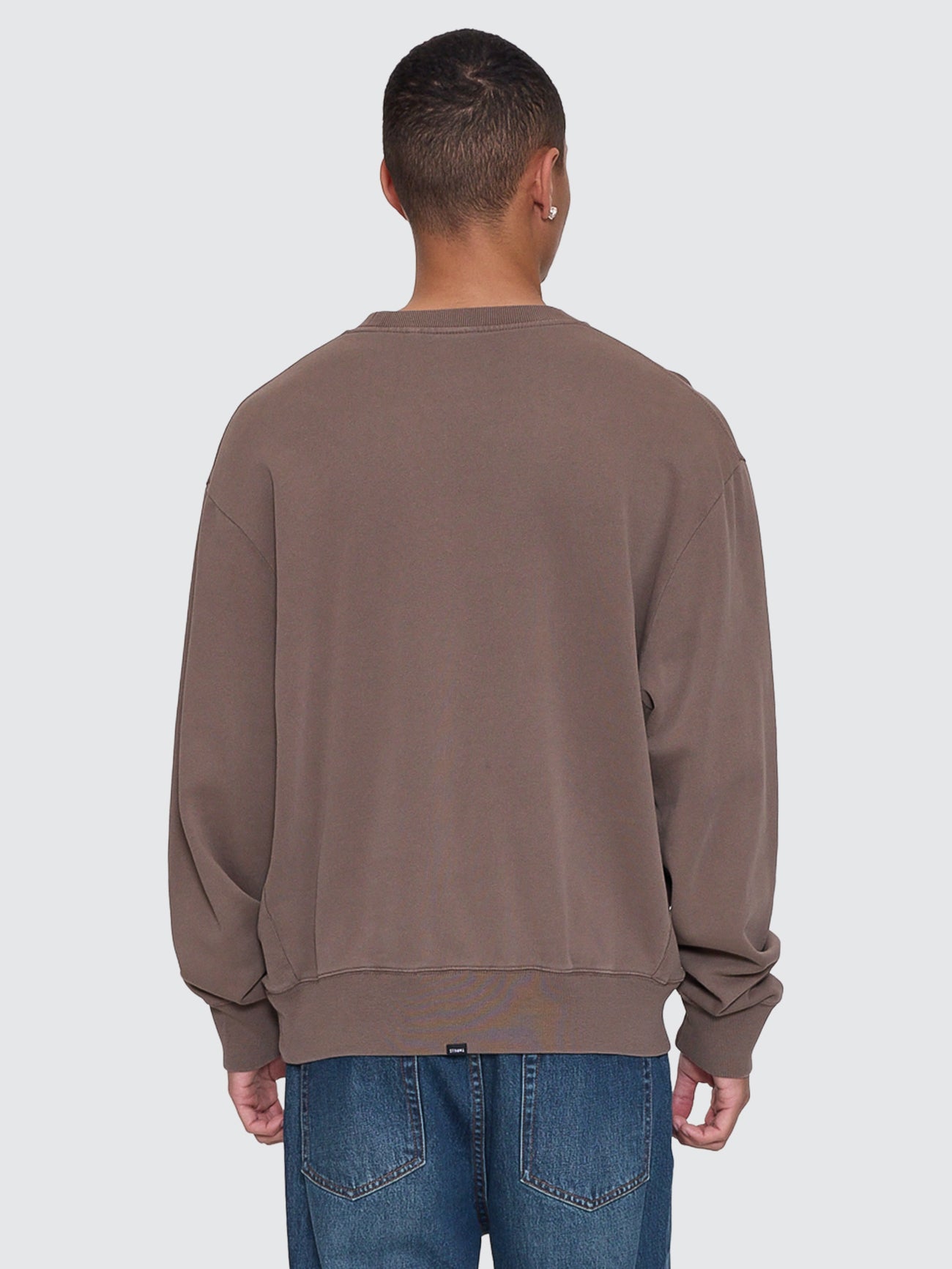 Thrills Co Primitive Box Fit Cropped Crew - Falcon in Falcon