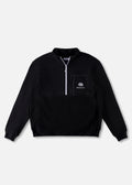 Rivvia Projects Projects 1/2 Zip Polar Fleece in BROWN