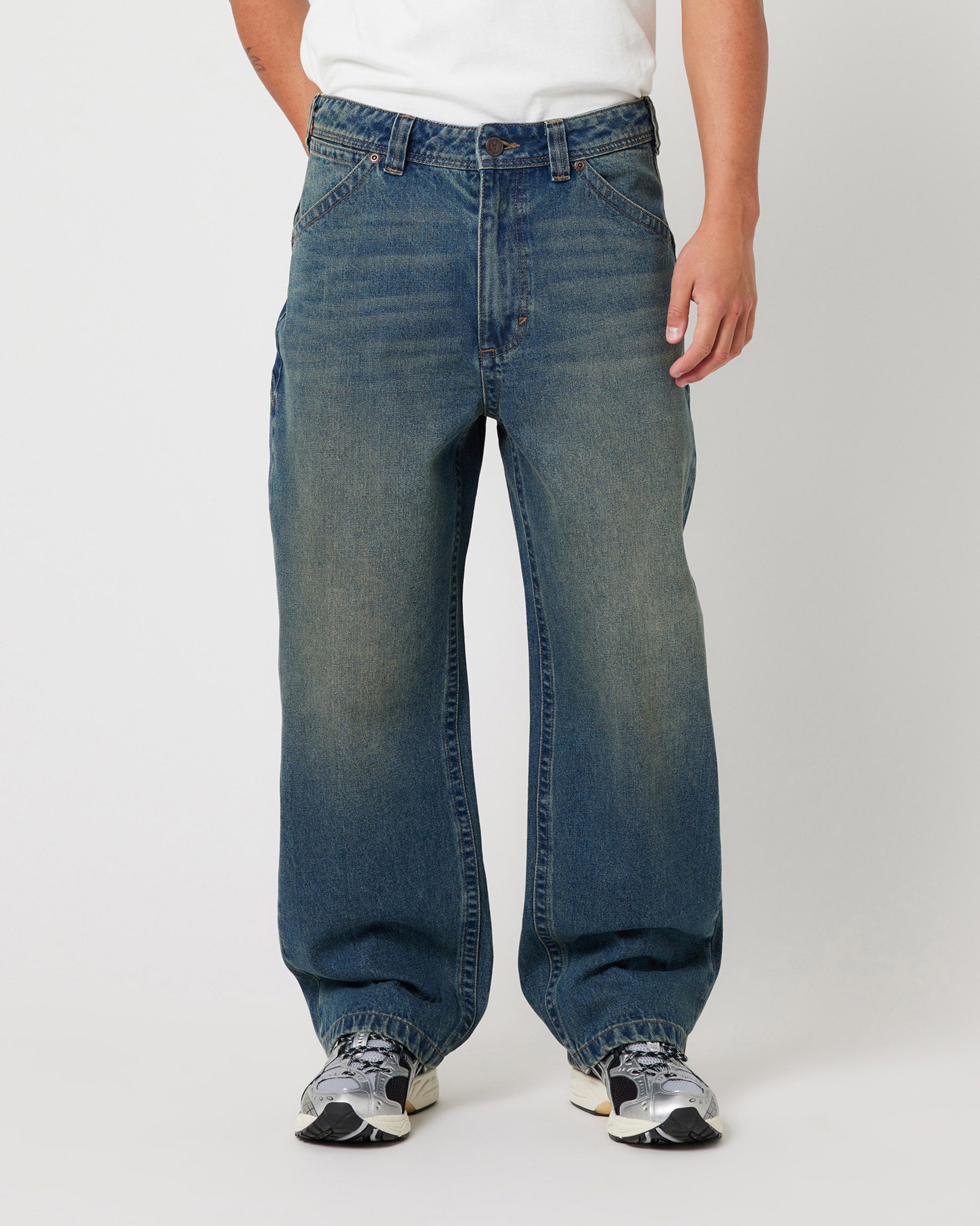 Abrand Jeans Rc A6 Big Baggy Zane Board in DARK VINTAGE INDIGO