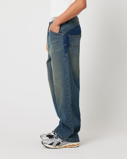 Abrand Jeans Rc A6 Big Baggy Zane Board in DARK VINTAGE INDIGO