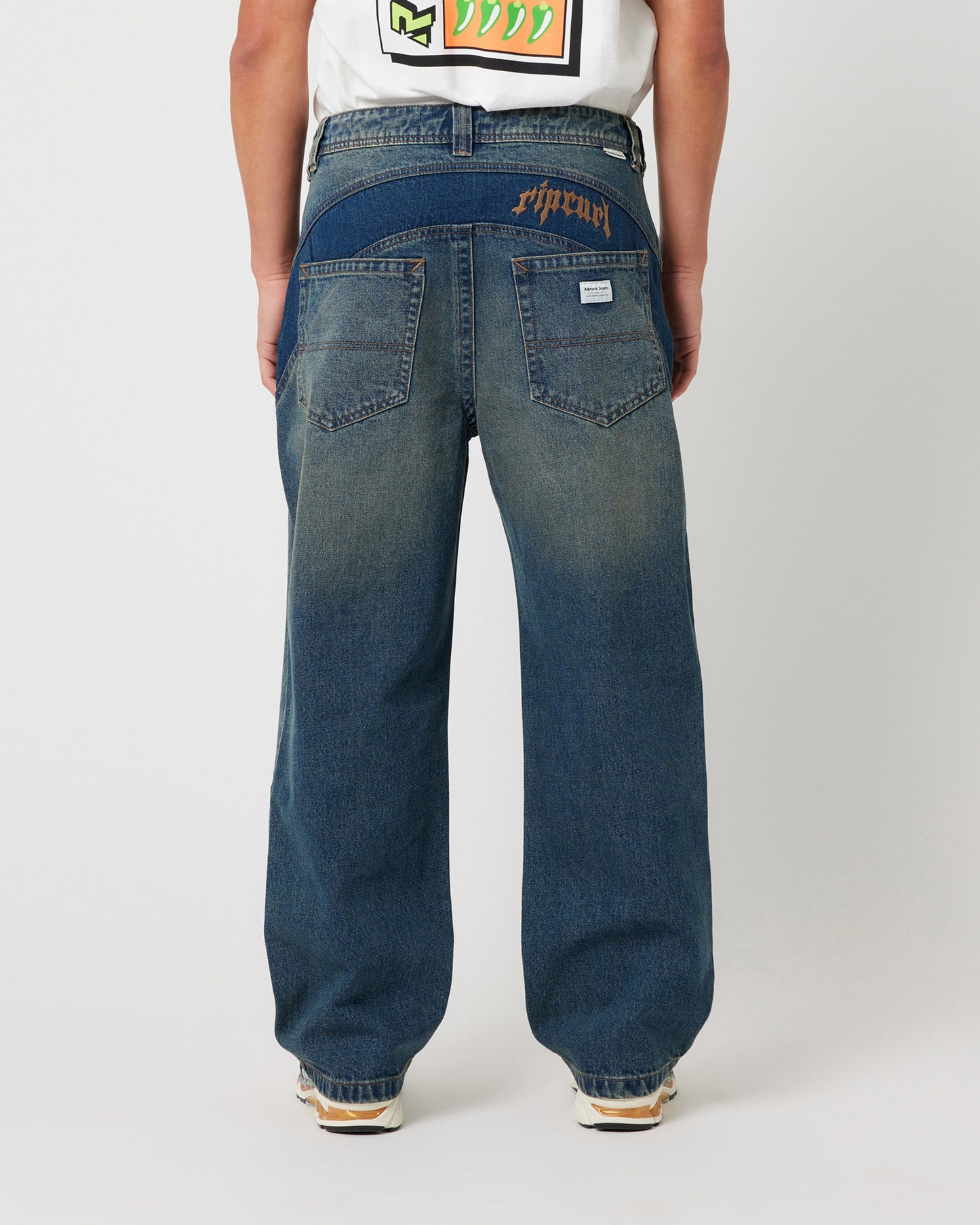 Abrand Jeans Rc A6 Big Baggy Zane Board in DARK VINTAGE INDIGO