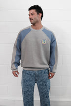 Abrand Jeans Rc Dawn Patrol Crew in GREY MARLE