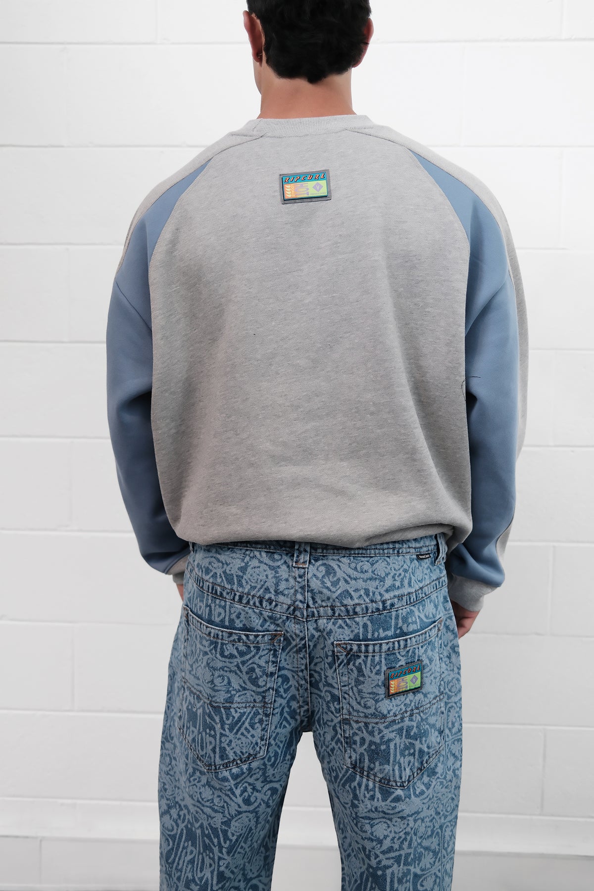 Abrand Jeans Rc Dawn Patrol Crew in GREY MARLE