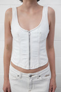Abrand Jeans Rc Zip Bustier Dune in DUNE