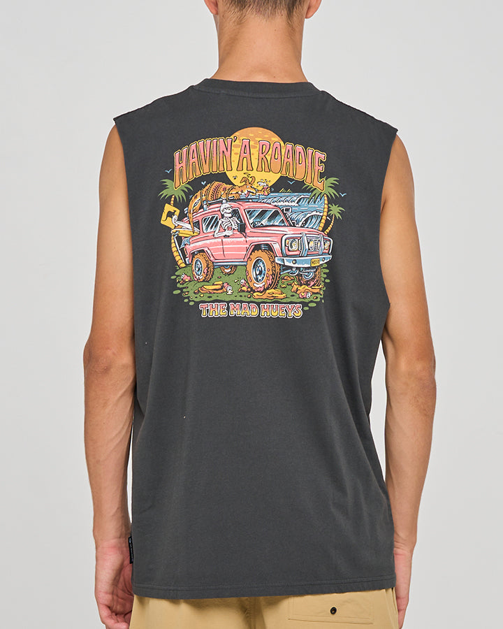 The Mad Hueys Roadie | Muscle - Vintage Black in VINTAGE BLACK