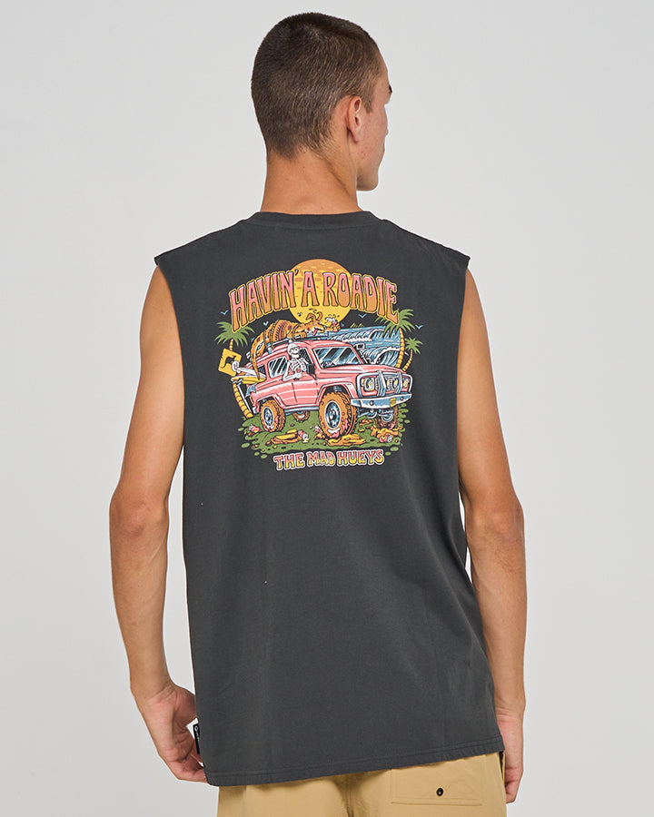 The Mad Hueys Roadie | Muscle - Vintage Black in VINTAGE BLACK