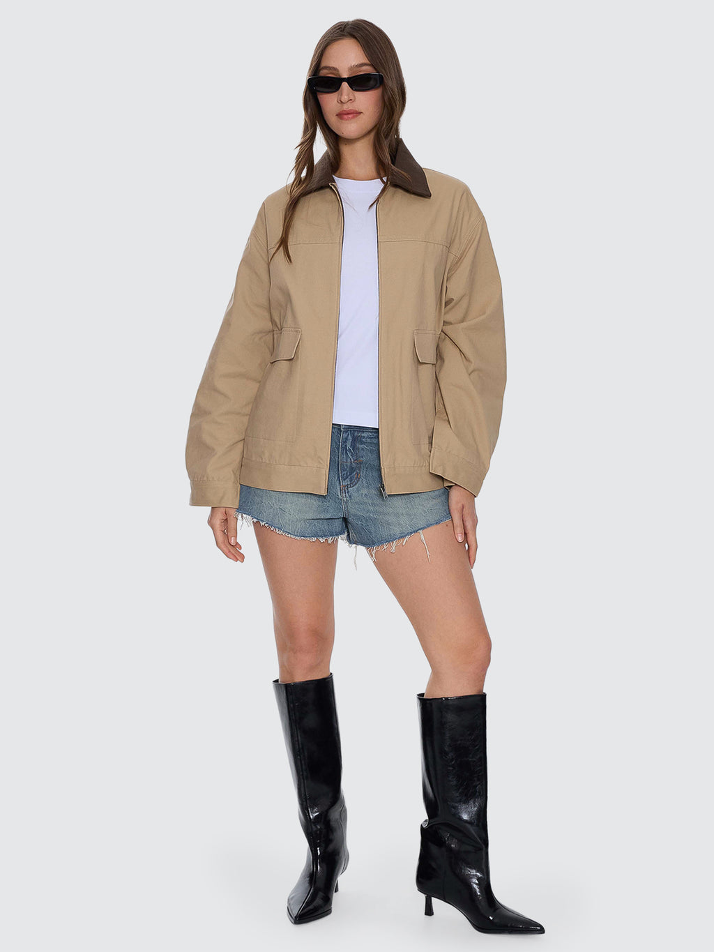 Thrills Co Robbie Chore Jacket - Camel in Camel