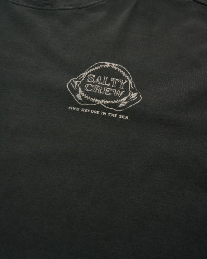 Salty Crew Jawbone Vintage Ss Tee in BLACK