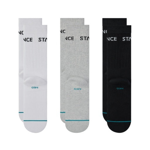 Stance Origin 3 Pack Crew in MULTI