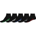 Globe Stealth Ankle Sock 5 Pack in BLACK